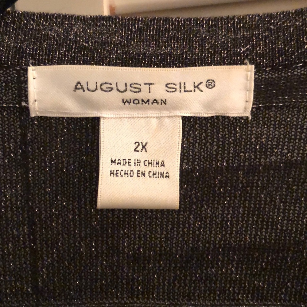 August Silk Jacket 3x - image 2